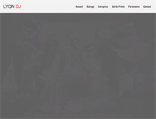 Tablet Screenshot of lyon-dj.com